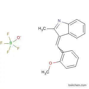 Molecular Structure of 100008-64-8 (3H-Indole, 3-(methoxyphenylmethylene)-2-methyl-, tetrafluoroborate(1-))