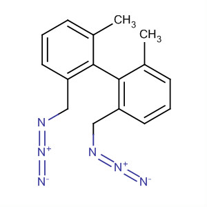 Molecular Structure of 100551-87-9 (1,1'-Biphenyl, 2,2'-bis(azidomethyl)-6,6'-dimethyl-, (S)-)