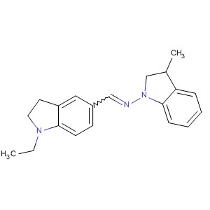 Molecular Structure of 100567-64-4 (1H-Indol-1-amine,
N-[(1-ethyl-2,3-dihydro-1H-indol-5-yl)methylene]-2,3-dihydro-3-methyl-)