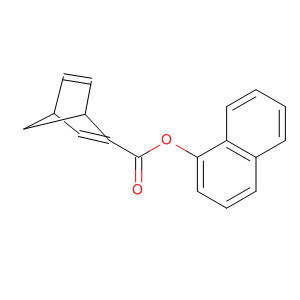 Molecular Structure of 100641-65-4 (Bicyclo[2.2.1]hepta-2,5-diene-2-carboxylic acid, 2-naphthalenyl ester)