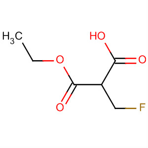 Molecular Structure of 100701-51-7 (Propanedioic acid, fluoromethyl-, monoethyl ester)