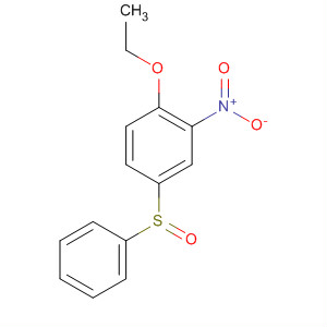 Molecular Structure of 101241-52-5 (Benzene, 1-ethoxy-2-nitro-4-(phenylsulfinyl)-)