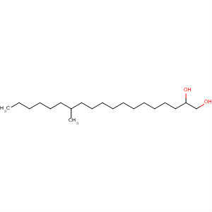 Molecular Structure of 101489-30-9 (1,2-Nonadecanediol, 13-methyl-)