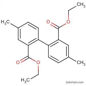 Molecular Structure of 101708-56-9 ([1,1'-Biphenyl]-2,2'-dicarboxylic acid, 4,4'-dimethyl-, diethyl ester)