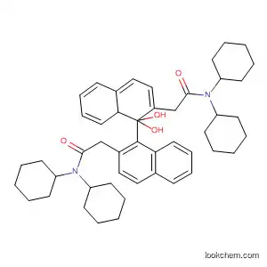 Molecular Structure of 102330-66-5 (Acetamide,
2,2'-[[1,1'-binaphthalene]-2,2'-diylbis(oxy)]bis[N,N-dicyclohexyl-)