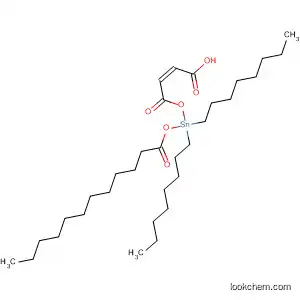 Molecular Structure of 102390-10-3 (2-Butenoic acid, 4-[[dioctyl[(1-oxododecyl)oxy]stannyl]oxy]-4-oxo-, (Z)-)