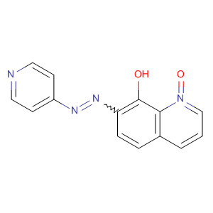 Molecular Structure of 103682-76-4 (8-Quinolinol, 7-(4-pyridinylazo)-, N-oxide)
