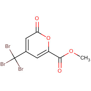 Molecular Structure of 103692-72-4 (2H-Pyran-6-carboxylic acid, 2-oxo-4-(tribromomethyl)-, methyl ester)