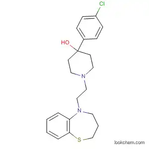 Molecular Structure of 104065-41-0 (4-Piperidinol,
4-(4-chlorophenyl)-1-[2-(3,4-dihydro-1,5-benzothiazepin-5(2H)-yl)ethyl]-)