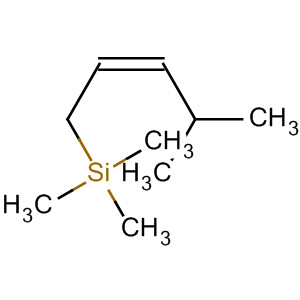 Molecular Structure of 104107-99-5 (Silane, trimethyl(4-methyl-2-pentenyl)-, (Z)-)