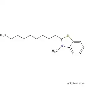 Molecular Structure of 104169-06-4 (Benzothiazole, 2,3-dihydro-3-methyl-2-nonyl-)