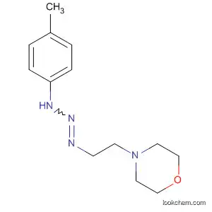 Molecular Structure of 104376-54-7 (Morpholine, 4-[2-[3-(4-methylphenyl)-1-triazenyl]ethyl]-)