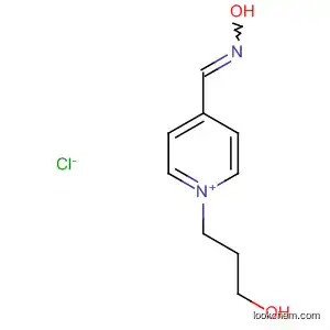 Molecular Structure of 104786-54-1 (Pyridinium, 4-[(hydroxyimino)methyl]-1-(3-hydroxypropyl)-, chloride)