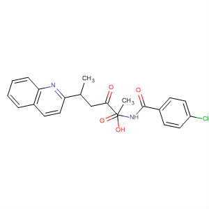 4-Quinolinepentanoic acid,  a-[(4-chlorobenzoyl)amino]-1,2-dihydro-1-methyl-2-oxo-