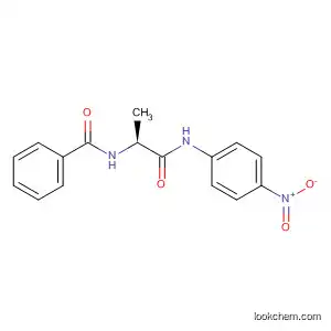Molecular Structure of 104880-57-1 (Benzamide, N-[1-methyl-2-[(4-nitrophenyl)amino]-2-oxoethyl]-, (S)-)