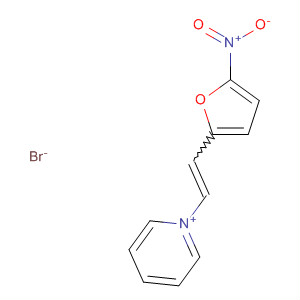 Molecular Structure of 104885-19-0 (Pyridinium, 1-[2-(5-nitro-2-furanyl)ethenyl]-, bromide)