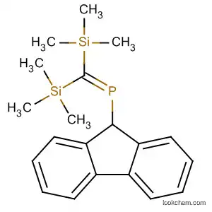 Molecular Structure of 104892-69-5 (Phosphine, [bis(trimethylsilyl)methylene]-9H-fluoren-9-yl-)