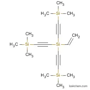 Molecular Structure of 104892-84-4 (Silane, ethenyltris[(trimethylsilyl)ethynyl]-)