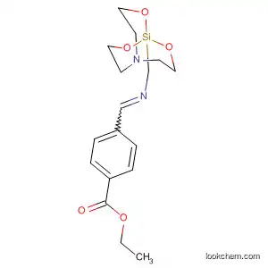Benzoic acid,
4-[[(2,8,9-trioxa-5-aza-1-silabicyclo[3.3.3]undec-1-ylmethyl)imino]methyl
]-, ethyl ester