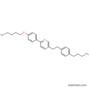 Molecular Structure of 105052-99-1 (Pyridine, 5-[2-(4-butylphenyl)ethyl]-2-[4-(pentyloxy)phenyl]-)