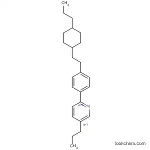 Molecular Structure of 105053-15-4 (Pyridine, 5-propyl-2-[4-[2-(4-propylcyclohexyl)ethyl]phenyl]-, trans-)
