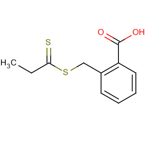 Molecular Structure of 105273-42-5 (Benzoic acid, 2-[[(1-thioxopropyl)thio]methyl]-)