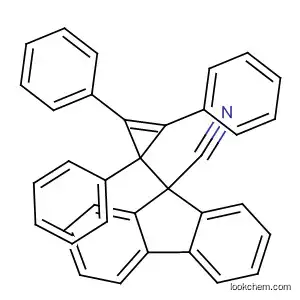Molecular Structure of 105281-52-5 (9H-Fluorene-9-carbonitrile, 9-(1,2,3-triphenyl-2-cyclopropen-1-yl)-)