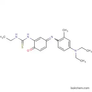 Molecular Structure of 105295-26-9 (Thiourea,
N-[3-[[4-(diethylamino)-2-methylphenyl]imino]-6-oxo-1,4-cyclohexadien-
1-yl]-N'-ethyl-)