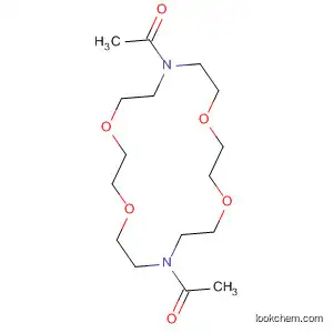Molecular Structure of 105400-12-2 (1,4,10,13-Tetraoxa-7,16-diazacyclooctadecane, 7,16-diacetyl-)