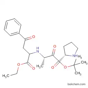 L-Proline, 1-[N-[1-(ethoxycarbonyl)-3-oxo-3-phenylpropyl]-L-alanyl]-,
1,1-dimethylethyl ester, (S)-