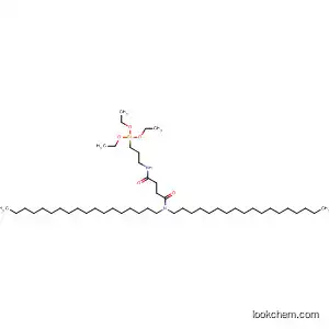 Molecular Structure of 105442-22-6 (Butanediamide, N,N-dioctadecyl-N'-[3-(triethoxysilyl)propyl]-)
