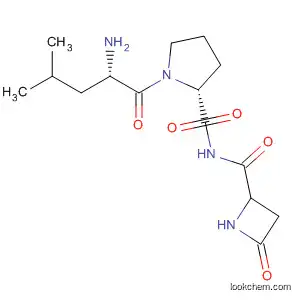 Molecular Structure of 105443-88-7 (L-Prolinamide, N-[(4-oxo-2-azetidinyl)carbonyl]-L-leucyl-, (S)-)