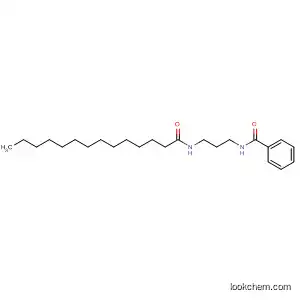 Molecular Structure of 105457-93-0 (Benzamide, N-[3-[(1-oxotetradecyl)amino]propyl]-)