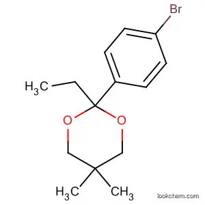Molecular Structure of 105515-44-4 (1,3-Dioxane, 2-(4-bromophenyl)-2-ethyl-5,5-dimethyl-)