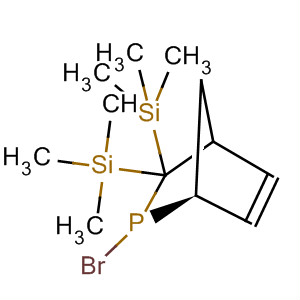 Molecular Structure of 105551-45-9 (2-Phosphabicyclo[2.2.1]hept-5-ene, 2-bromo-3,3-bis(trimethylsilyl)-,
exo-)