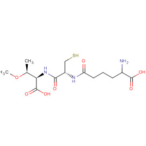 Molecular Structure of 105616-67-9 (D-Threonine,
N-[N-(5-amino-5-carboxy-1-oxopentyl)-L-cysteinyl]-O-methyl-, (S)-)