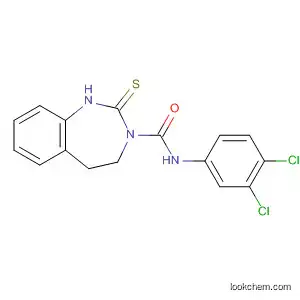 Molecular Structure of 105623-94-7 (3H-1,3-Benzodiazepine-3-carboxamide,
N-(3,4-dichlorophenyl)-1,2,4,5-tetrahydro-2-thioxo-)