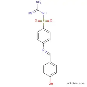 Molecular Structure of 105631-69-4 (Benzenesulfonamide,
N-(aminoiminomethyl)-4-[[(4-hydroxyphenyl)methylene]amino]-)