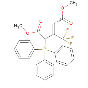 Molecular Structure of 105645-02-1 (2-Pentenedioic acid,
3-(trifluoromethyl)-4-(triphenylphosphoranylidene)-, dimethyl ester)
