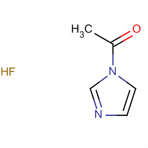 Molecular Structure of 105646-00-2 (1H-Imidazole, 1-acetyl-, monohydrofluoride)