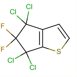 Molecular Structure of 105648-28-0 (4H-Cyclopenta[b]thiophene,
4,4,6,6-tetrachloro-5,5-difluoro-5,6-dihydro-)