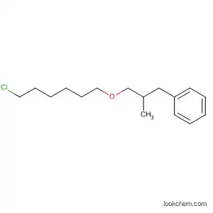 Molecular Structure of 105673-61-8 (Benzene, [3-[(6-chlorohexyl)oxy]-2-methylpropyl]-)