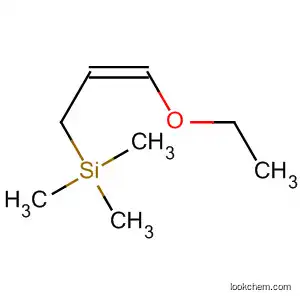 Molecular Structure of 105686-53-1 (Silane, (3-ethoxy-2-propenyl)trimethyl-, (Z)-)