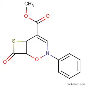 Molecular Structure of 105687-28-3 (2-Oxa-7-thia-3-azabicyclo[4.2.0]oct-4-ene-5-carboxylic acid,
8-oxo-3-phenyl-, methyl ester)