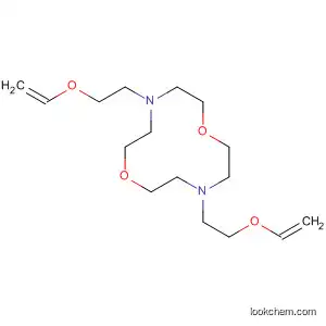 Molecular Structure of 105692-87-3 (1,7-Dioxa-4,10-diazacyclododecane, 4,10-bis[2-(ethenyloxy)ethyl]-)