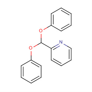 Molecular Structure of 105745-58-2 (Pyridine, 2-(diphenoxymethyl)-)