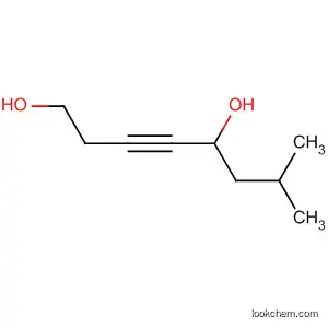 Molecular Structure of 105750-99-0 (3-Octyne-1,5-diol, 7-methyl-)