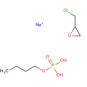 Molecular Structure of 105751-40-4 (Phosphoric acid, monobutyl mono(3-chloro-2-hydroxypropyl) ester,
monosodium salt)