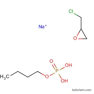 Molecular Structure of 105751-40-4 (Phosphoric acid, monobutyl mono(3-chloro-2-hydroxypropyl) ester,
monosodium salt)