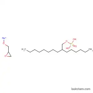 Molecular Structure of 105751-45-9 (Phosphoric acid, mono(2,3-dihydroxypropyl) mono(2-hexyldecyl) ester,
monosodium salt)